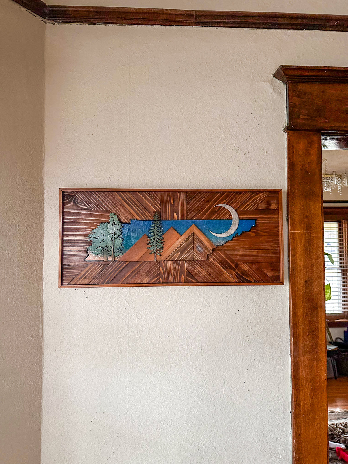 Custom State 3D Layered Wood Wall Art - Wooden Wall Art - Wood Mosaic - Any State Available!